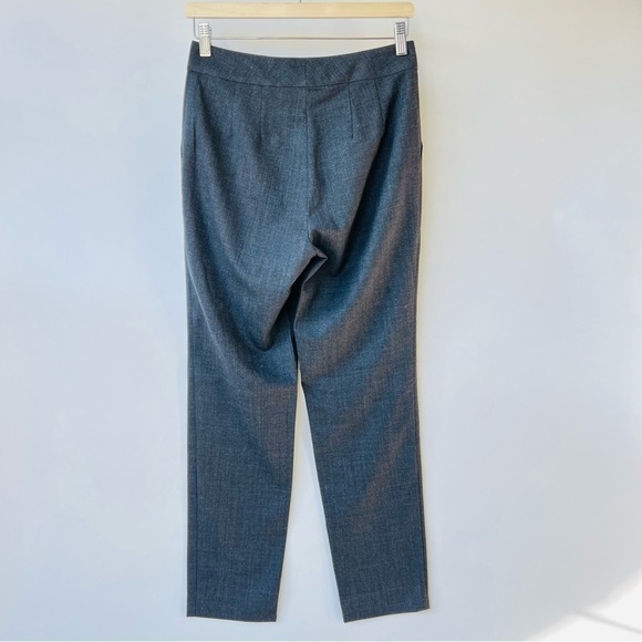 St. John Emma dark gray straight legs crop pants, Size 4 - Picture 4 of 10